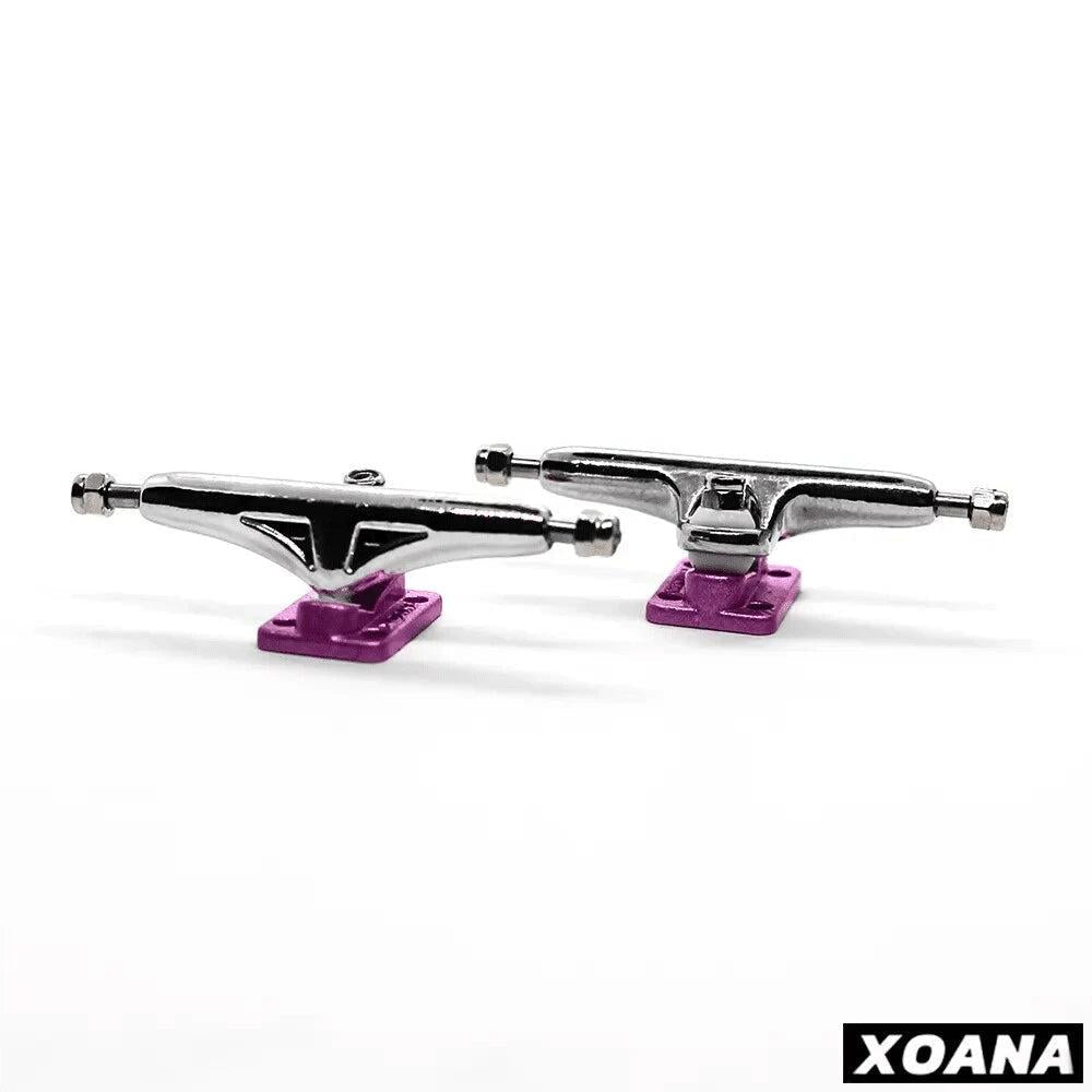 Xoana Silver-Lilac Fingerboard Trucks - Caramel Fingerboards - Fingerboard store