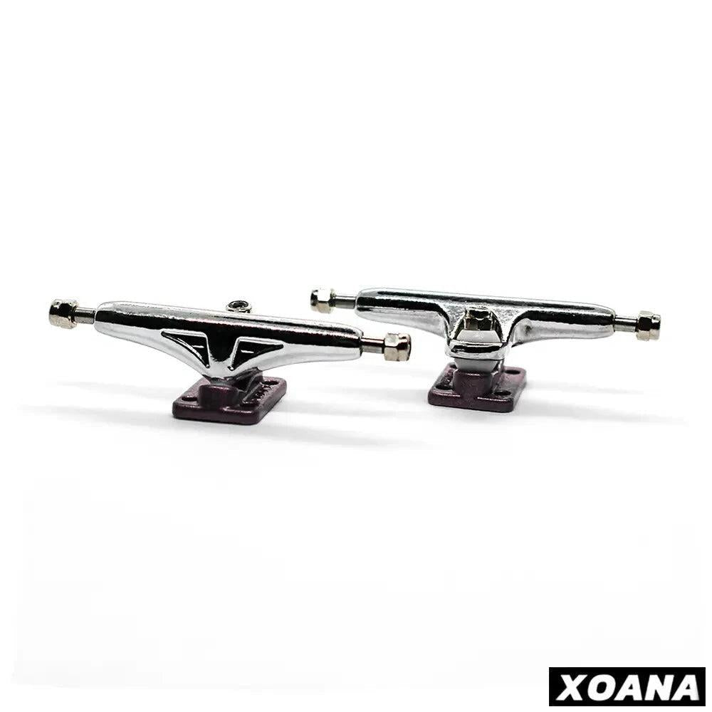 Xoana Silver-Purple Fingerboard Trucks - Caramel Fingerboards - Fingerboard store