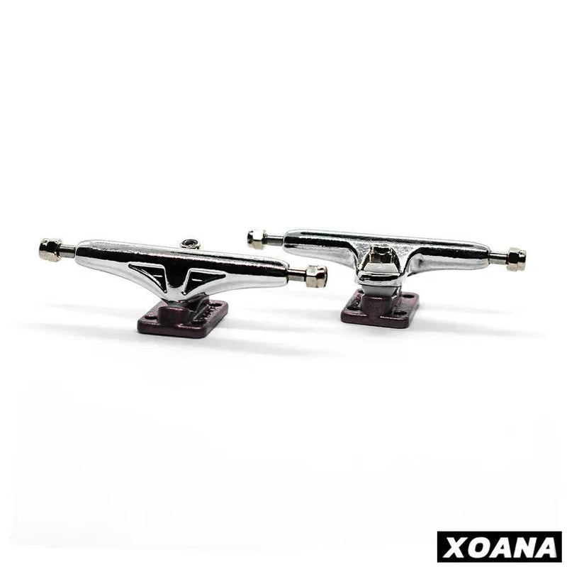 Xoana Silver-Purple Fingerboard Trucks - Caramel Fingerboards - Fingerboard store
