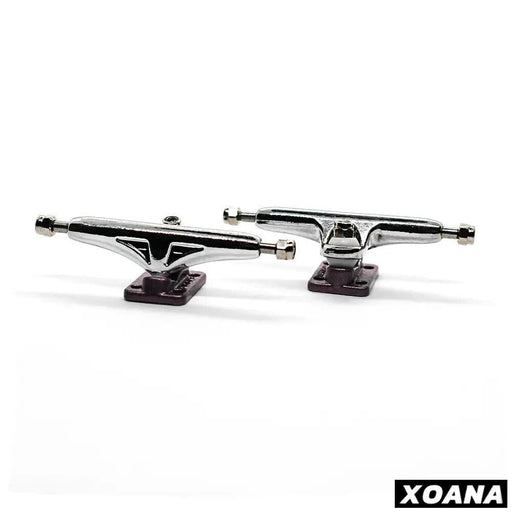 Xoana Silver-Purple Fingerboard Trucks - Caramel Fingerboards - Fingerboard store