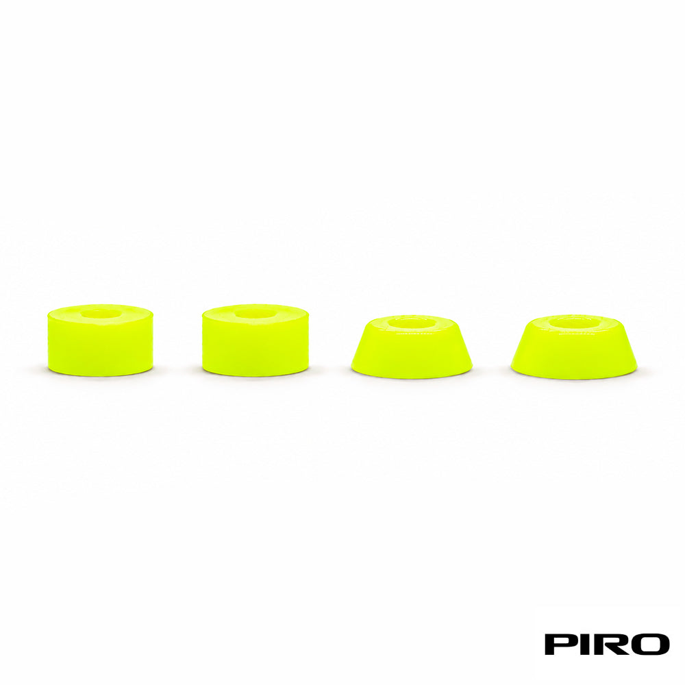 Piro Neon Yellow Standard Fingerboard Bushings – Medium Hardness - Caramel Fingerboards - Fingerboard store