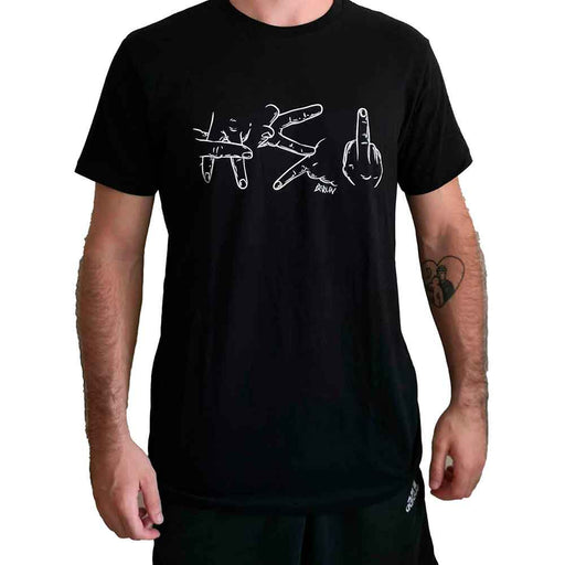 Asi Berlin fingers T-shirt - CARAMEL FINGERBOARDS