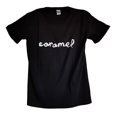 Caramel black T-shirt - CARAMEL FINGERBOARDS