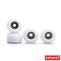 White Caramel Fingerboard Wheels Street Shape 7mm 70D