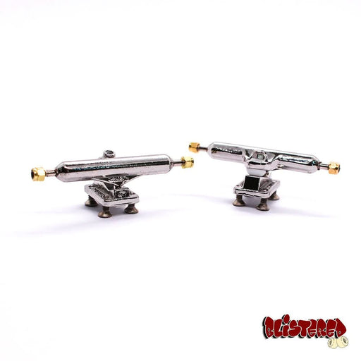 Blistered polished locknuts trucks 34mm - CARAMEL FINGERBOARDS