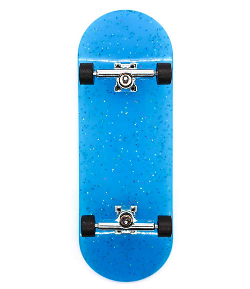 Blue glow in the dark complete fingerboard 34mm - CARAMEL FINGERBOARDS