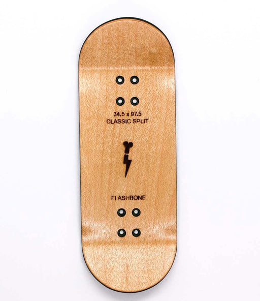 Green Flashbone split-ply deck 34.5mm - CARAMEL FINGERBOARDS
