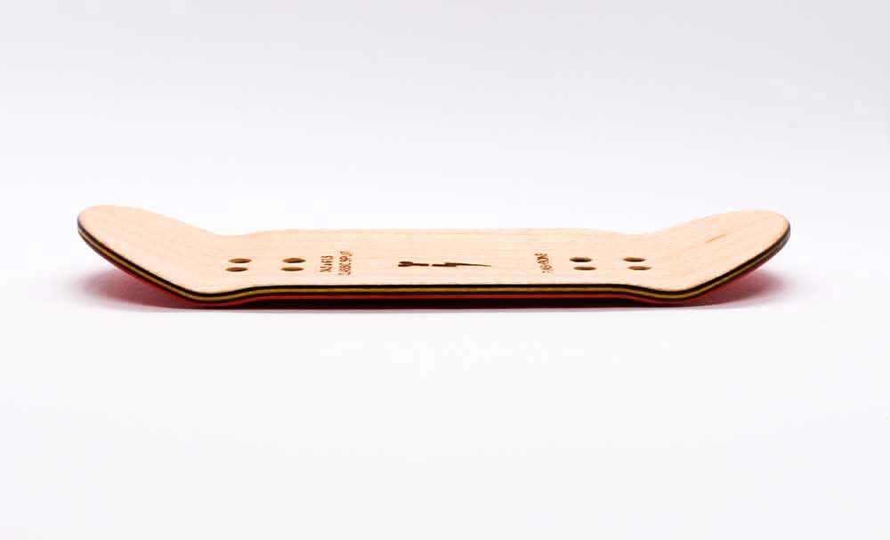 Red Flashbone split-ply deck 34.5mm - CARAMEL FINGERBOARDS