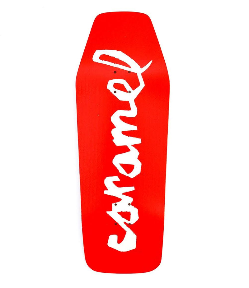Red Malota x Caramel handboard deck 90mm - CARAMEL FINGERBOARDS