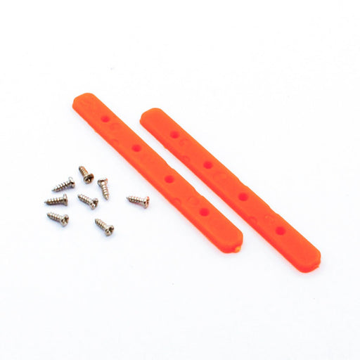 Fluorecent orange standard boardrails - CARAMEL FINGERBOARDS