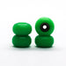 Green round Rool Planktoon wheels 8mm - CARAMEL FINGERBOARDS