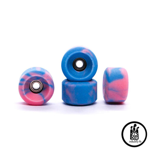 Industry pink swirl bowl wheels 8mm - CARAMEL FINGERBOARDS