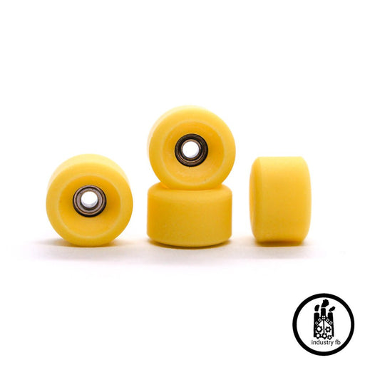 Industry yellow bowl wheels 8mm - CARAMEL FINGERBOARDS