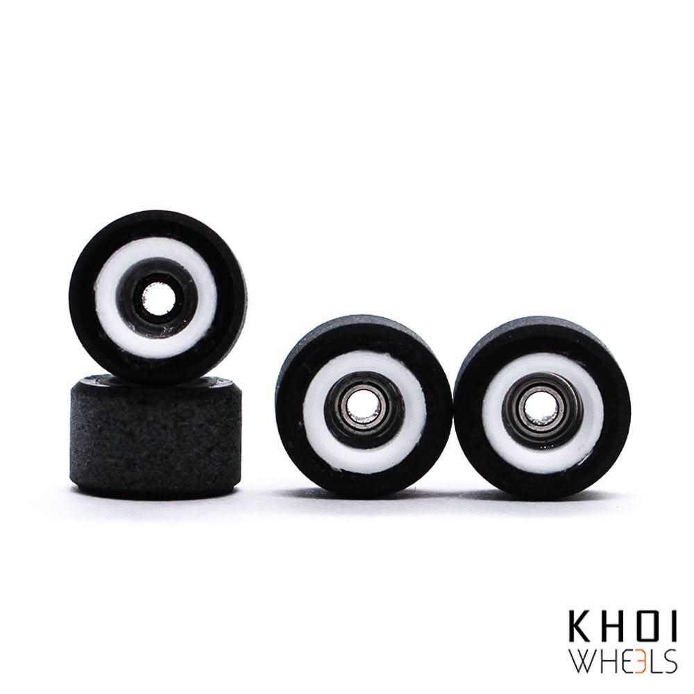 Khoi Core Black White Fingerboard Wheels 8mm