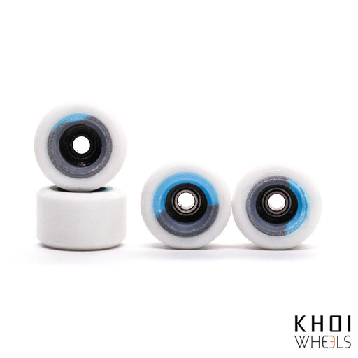 Khoi core white/grey wheels bowl 8mm - Caramel Fingerboards - Fingerboard store