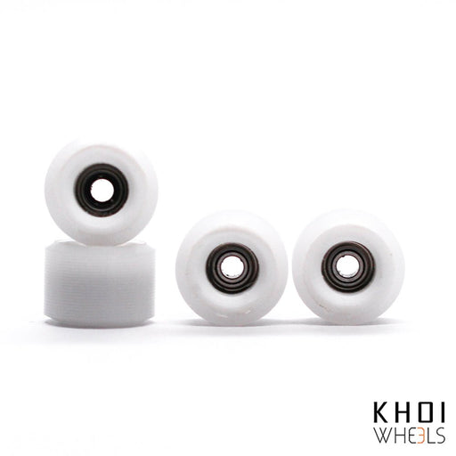 Khoi white resin-urethane wheels bowl 7.5mm - Caramel Fingerboards - Fingerboard store