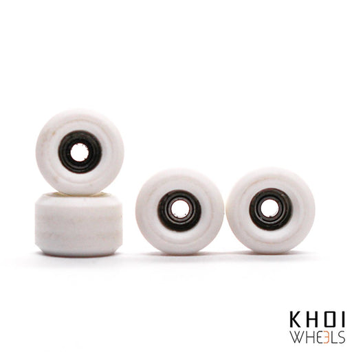Khoi white wheels sk8 7.5mm - Caramel Fingerboards - Fingerboard store
