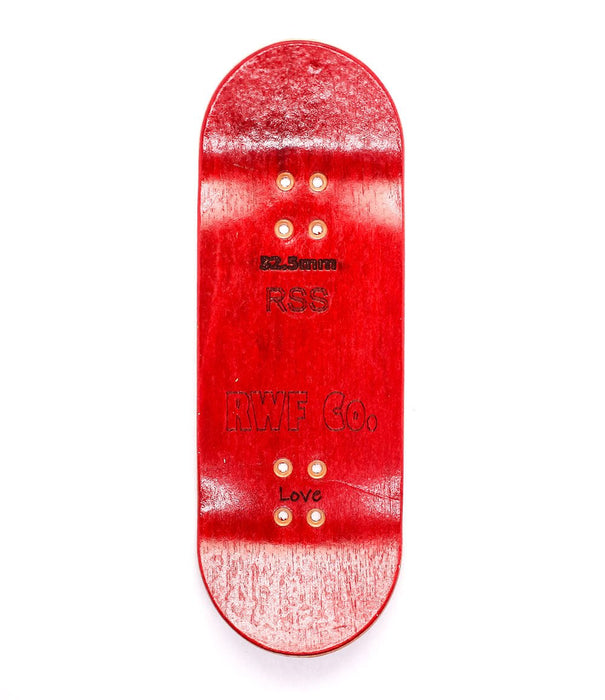 Light Red Wolf deck 32.5mm - CARAMEL FINGERBOARDS