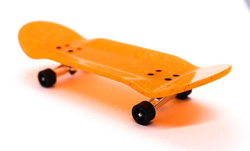 Orange glow in the dark complete fingerboard 34mm - CARAMEL FINGERBOARDS
