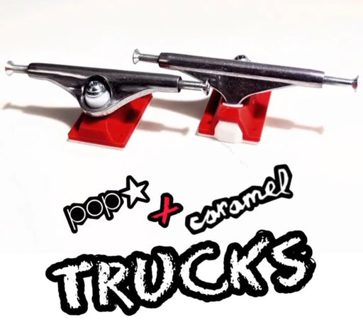 PopStar x Caramel handboard trucks 70mm - CARAMEL FINGERBOARDS
