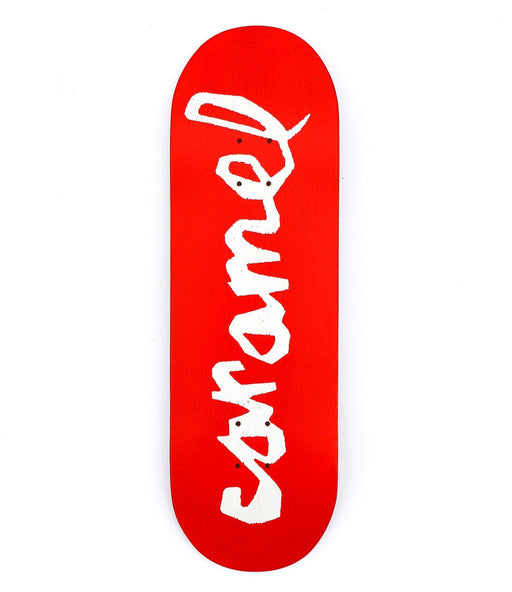 Red Malota x Caramel handboard deck 80mm - CARAMEL FINGERBOARDS