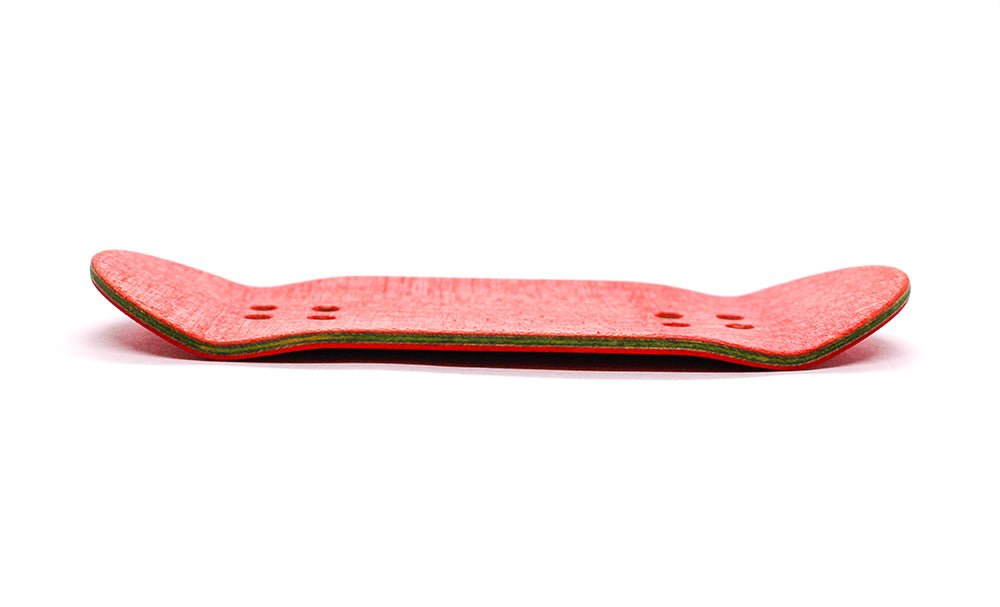 Red Wasteland fingerboard deck 34.5mm - CARAMEL FINGERBOARDS