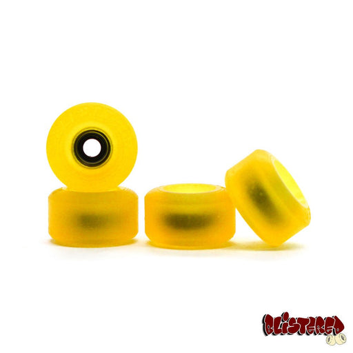 Yellow Blistered wheels 7.5mm - CARAMEL FINGERBOARDS